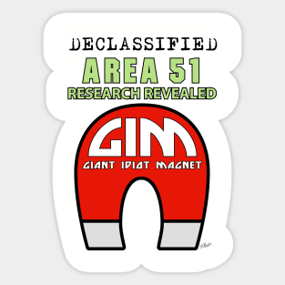 Area 51 Secrets Revealed Sticker